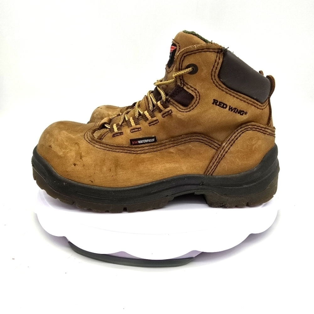 Red Wing Shoes Women's 5.5B King Toe Brown Work Boots 2340